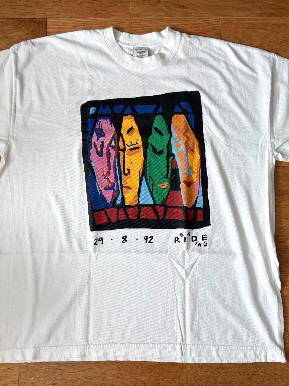 BRAND NEW andafterthat Ride at Reading 1992 Shoegaze Festival t-shirt XXL
